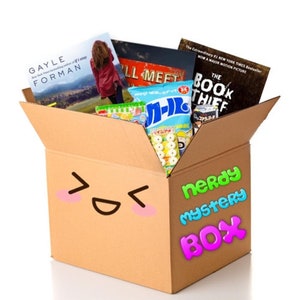 Geeky Mystery Surprise Book Pack With Cozy Surprises - Hand Curated Pop Culture Reader Gift - Novels Fiction Nonfiction Discovery