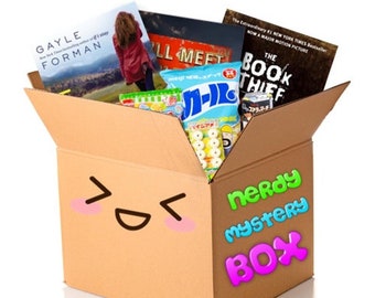 Geeky Mystery Surprise Book Pack With Cozy Surprises - Hand Curated Pop Culture Reader Gift - Novels Fiction Nonfiction Discovery