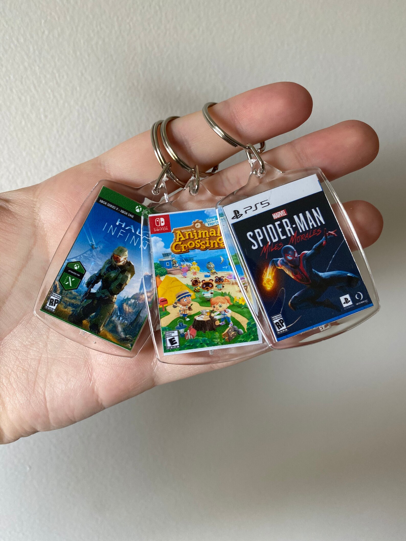 Custom Video Game Keychain Cover Art Plaque Keychain Etsy