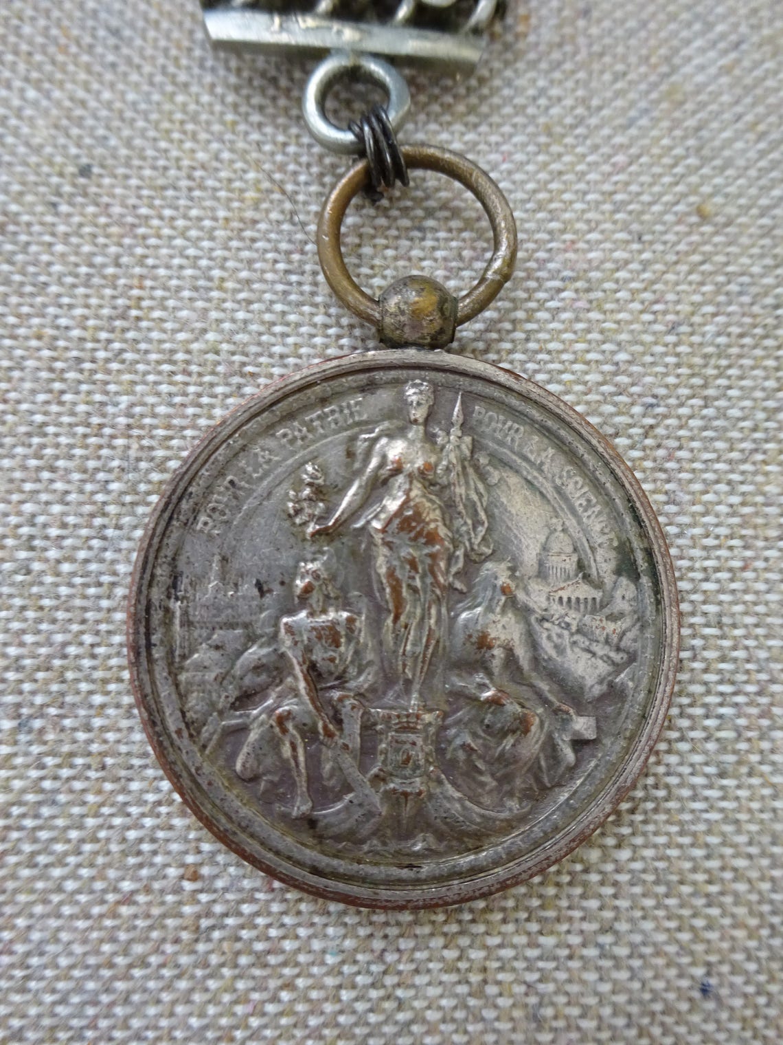 BEAUTIFUL Ornate Paris Watch Fob image 1