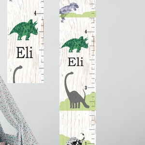 Personalized Boys Growth Chart for Kids  Height Measuring Ruler with Family Name