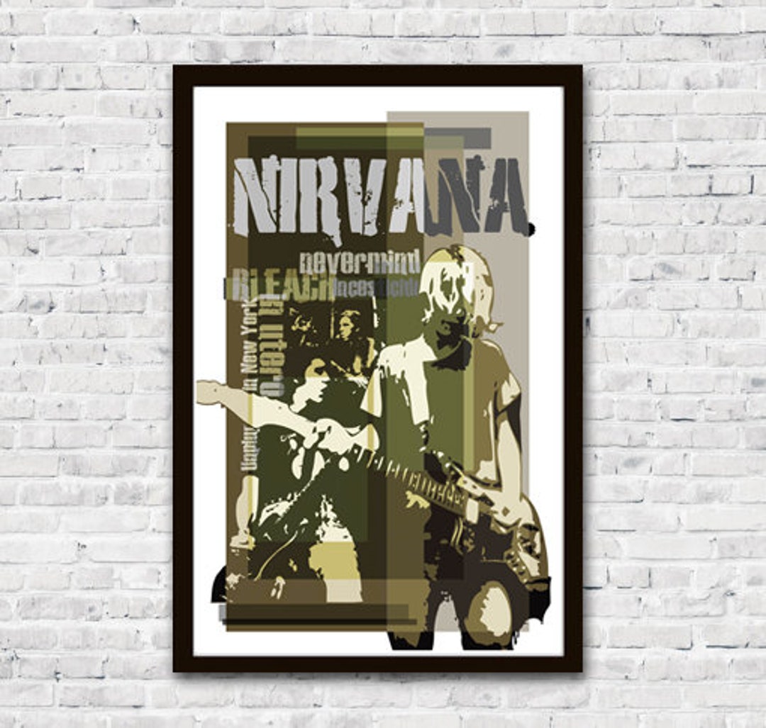 Vintage Rare Nirvana Bleach Kurt Cobain Sweatshirt 