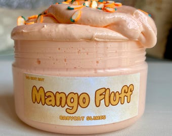 Mango Fluff Butter Slime: Sensory Toy with Mango Scent