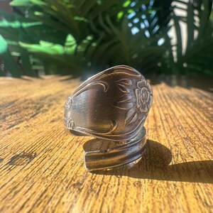 Spoon Ring, Handmade Size 8