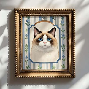 Mini ritratto personalizzato di animali domestici, ritratto di animali domestici ad acquerello, ritratti di cani da foto, ritratti di cani da foto, dipinto di animali domestici, regalo commemorativo per animali domestici