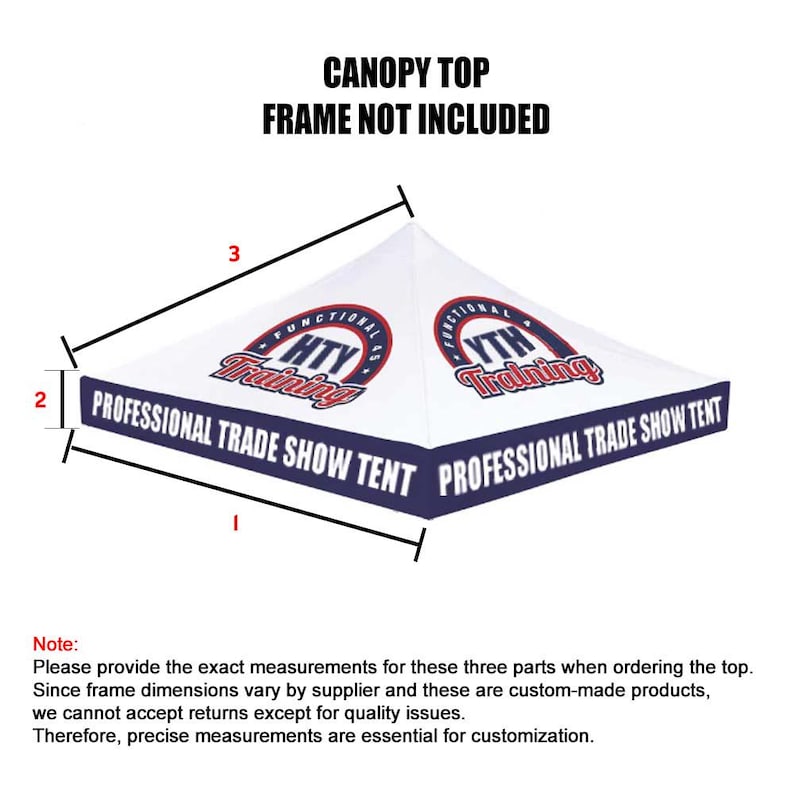 Custom Canopy Tent With Logo 10x10 • 10x15 • 10x20 Pop up Tent Outdoor ...