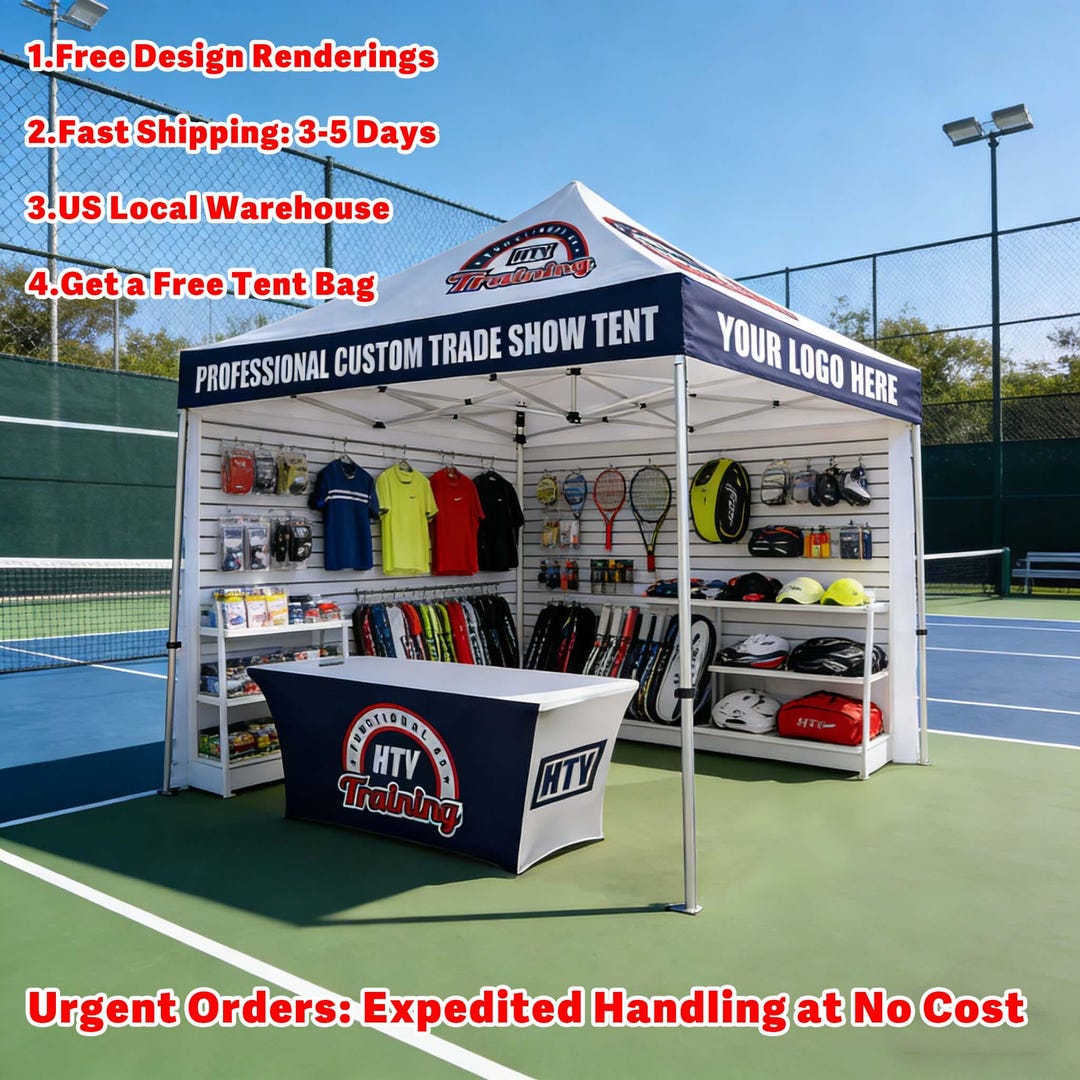 Custom Printed Canopy Tent 10x10 With Your Logo Personalized Tent ...