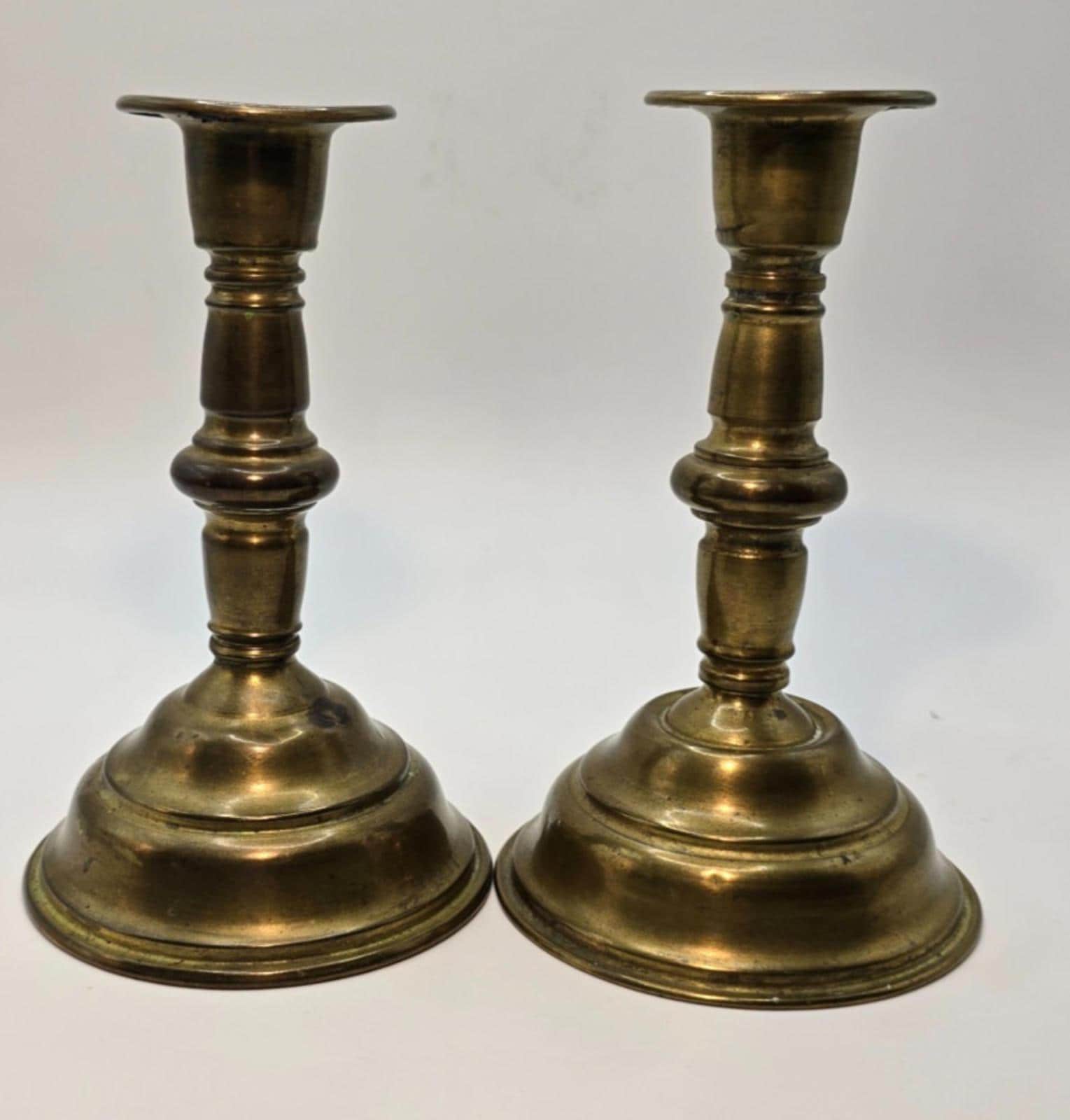 bougeoir à main en bronze vintage zoomorphe Doré Bronze/Laiton