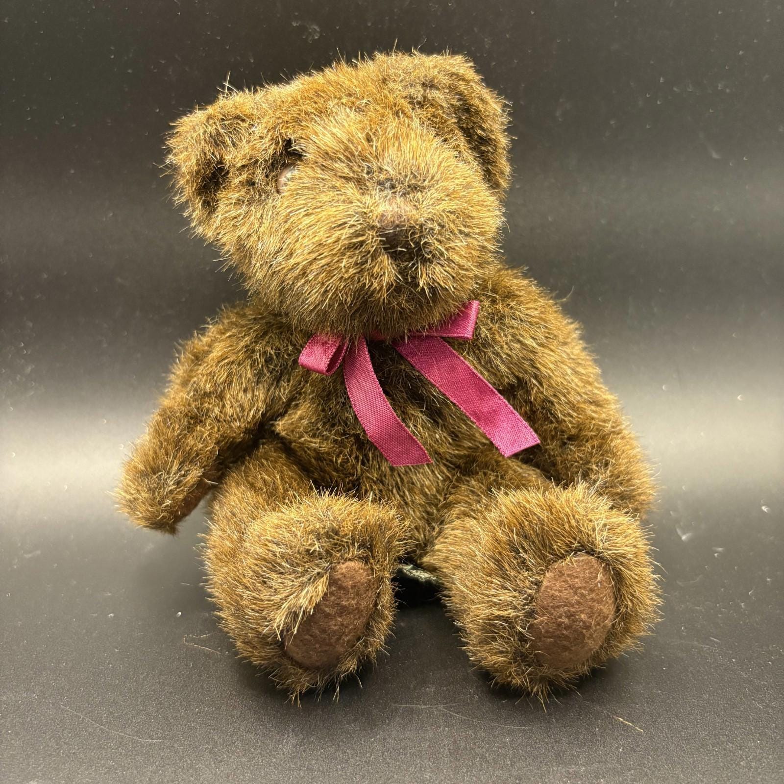 Vintage teddy bear red ribbon - Etsy 日本
