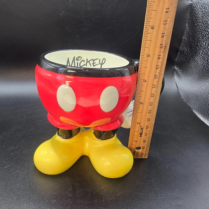 Disney Parks Mickey Mouse Pants Legs Ceramic Mug Authentic Original 3D Figure image 10