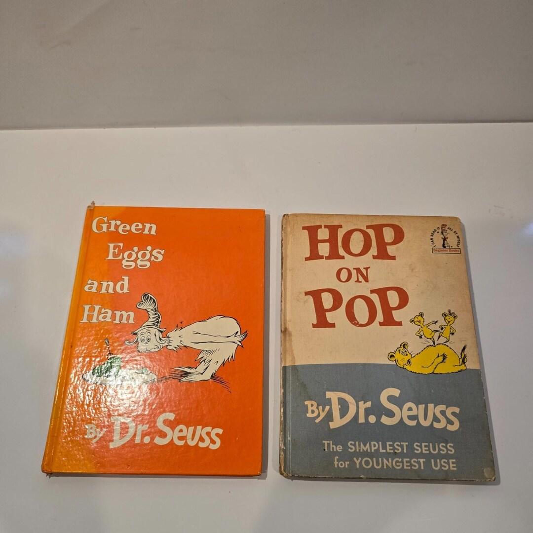 Green Eggs and Ham and Hop on Pop by Dr. Seuss - Etsy