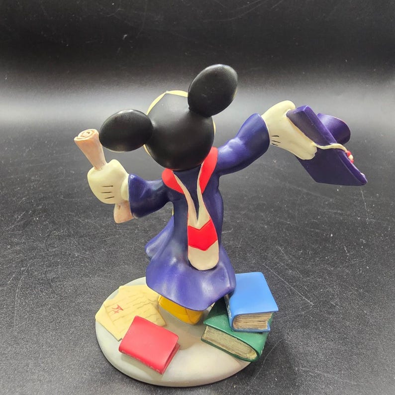 Danbury Mint Disney Mickey Mouse June Perpetual Calendar Figurine Graduation image 3