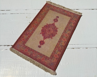 Vintage Keshishian Enchanted Carpets Keshan II Miniature 1:12 Dollhouse Rug 4x6