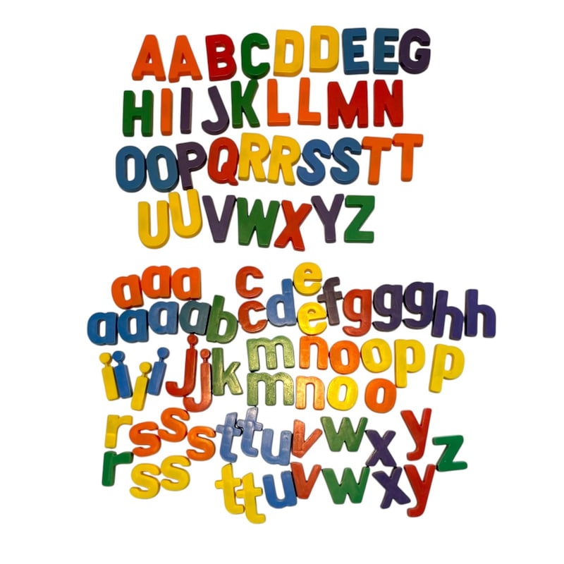 Magnetic Plastic Alphabet Letters - Etsy New Zealand