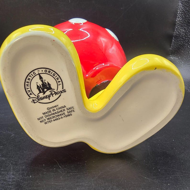 Disney Parks Mickey Mouse Pants Legs Ceramic Mug Authentic Original 3D Figure image 9