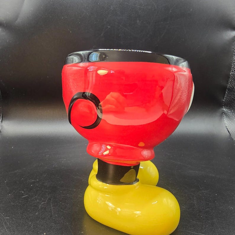 Disney Parks Mickey Mouse Pants Legs Ceramic Mug Authentic Original 3D Figure image 4