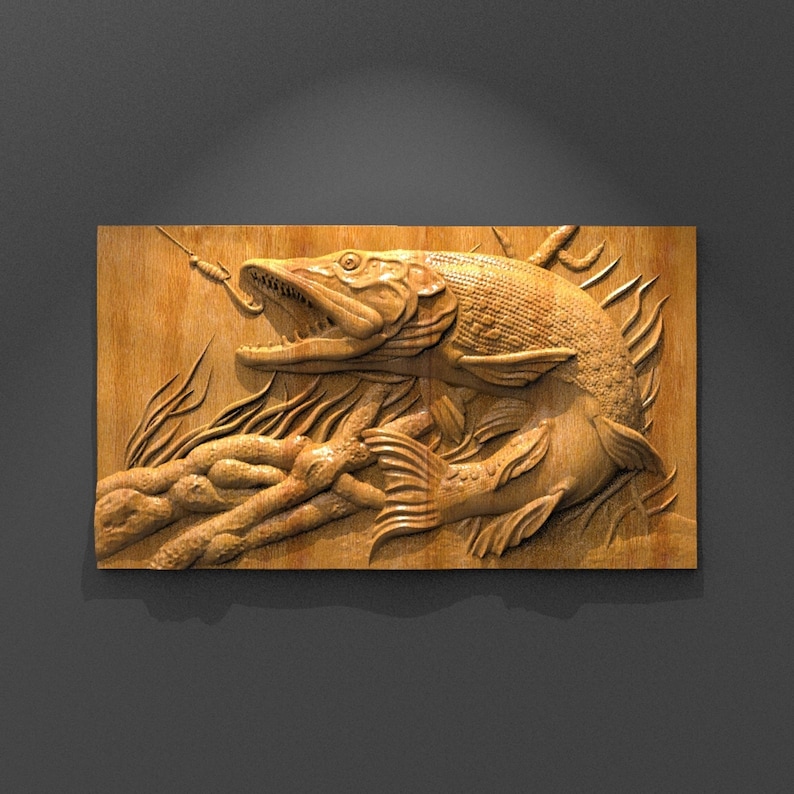 Fishing Cnc Relief File, Stl File for Cnc Router | Cnc Operator ...