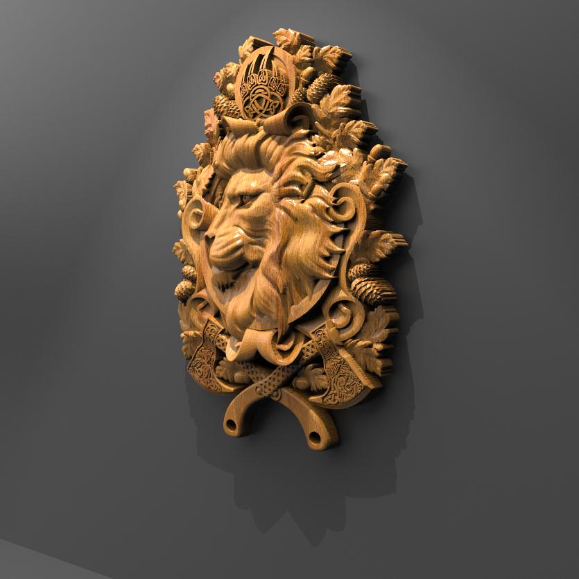 Lion Cnc Relief File, Stl File for Cnc Router - Instant Download ...