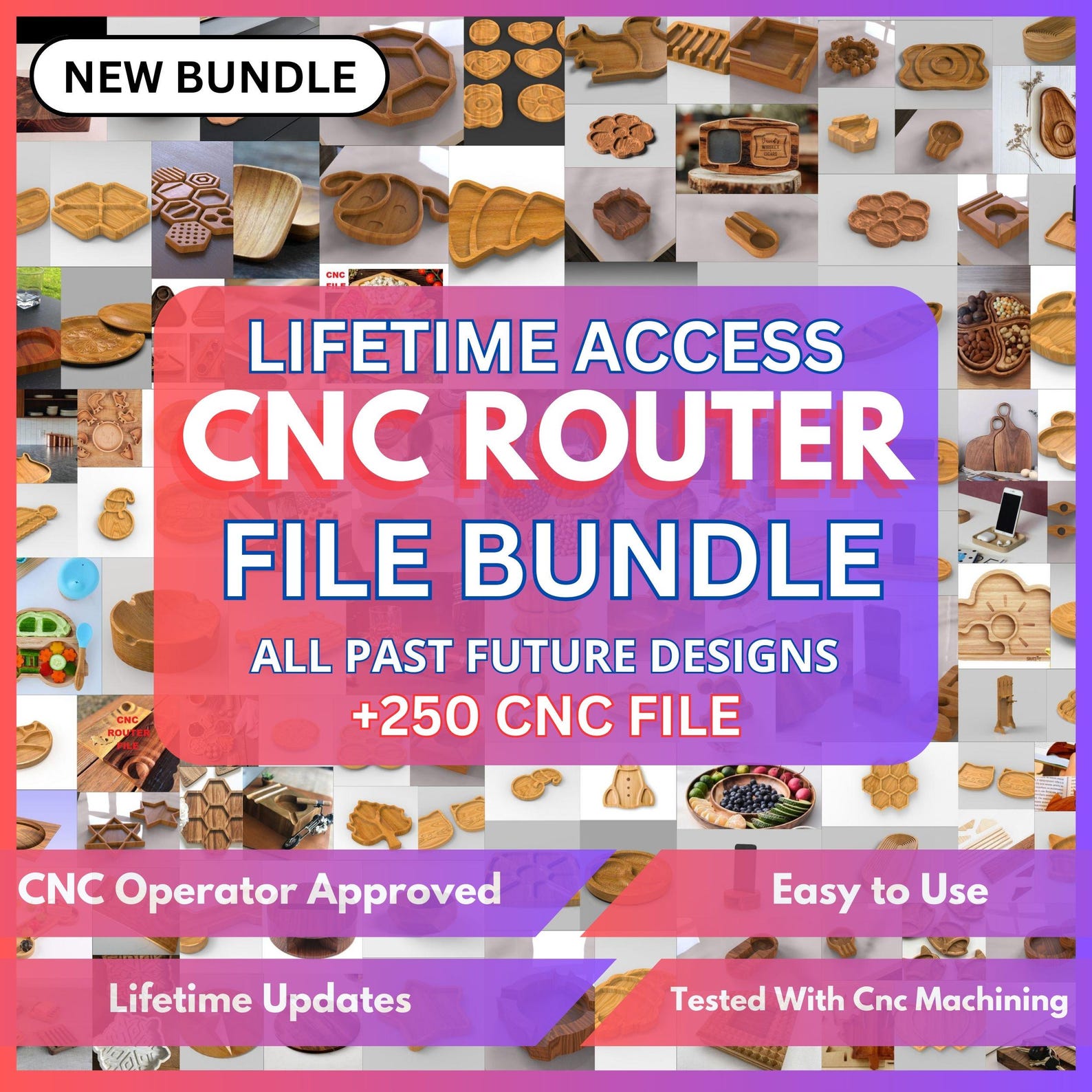 Cnc Router Svg CNC Router Files Bundle – 250+ Dxf, Svg, Stl – Serving Plates ...