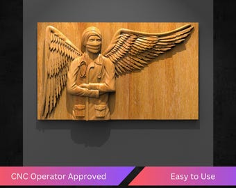 Angel Doctor Cnc Router Files, Doctor Stl File For Cnc, Vectric, Artcam, Easel