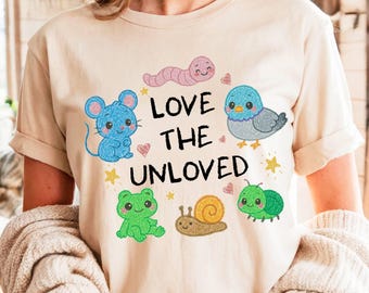 Love the Unloved Animal Graphic T-Shirt, Kindness Shirt