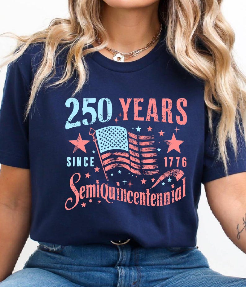 USA America 250th Anniversary Shirt, 4th July Patriotic 250 Years ...
