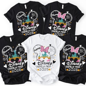 Custom Disneyworld Family Trip 2025 Shirt, Disney Family Shirts Disneyworld 2025 Family Shirts Disney Vacation 2025 Trip Shirt, Disney shirt