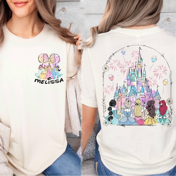 Personalized  Fairytale Princess Castle Shirt, Enchanted Fantasy Castle Tee, Magical Kingdom Graphic T Shirt