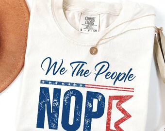 No Kings in America Shirt Anti-Trump, Comfort Colors Protest Shirt Democracy Tee Patriotic Tee We The People No Kings Day T-Shirt