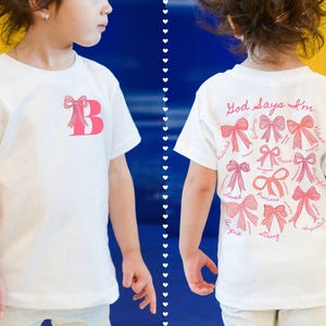 Personalized Christian Shirt For Kids, GOD Says I Am Coquette Shirt, Jesus Shirt, Christian Kids Gifts, Bible Verse Toddler, Religious Shirt
