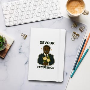 Devour Feculence Notebook - Severance Notebook, Lumon, Innie, Outie, Severed, Milchick, Lumen Notebook, Lumon Notebook