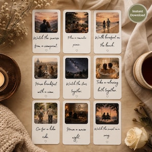 Date Night Cards | Printable Couples Activity Deck | Anniversary Honeymoon Present