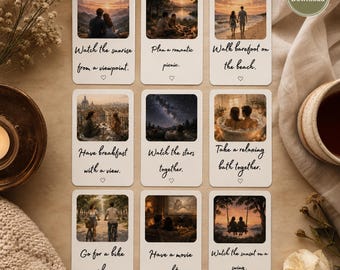 Date Night Cards | Printable Couples Activity Deck | Anniversary Honeymoon Present