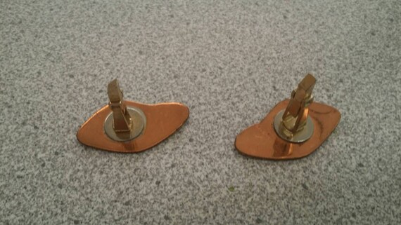 Mod Enamel Cufflinks Unique Accessory - image 3