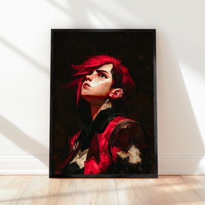 Arcane Jinx Art Canvas: Season 2 TV Series Poster