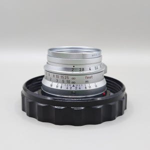Leica Summicron-M 35mm f/2 8E Germany Lens | Silver Leica M Prime with Case, UVa E39 Filter & Cap | Pre-Owned