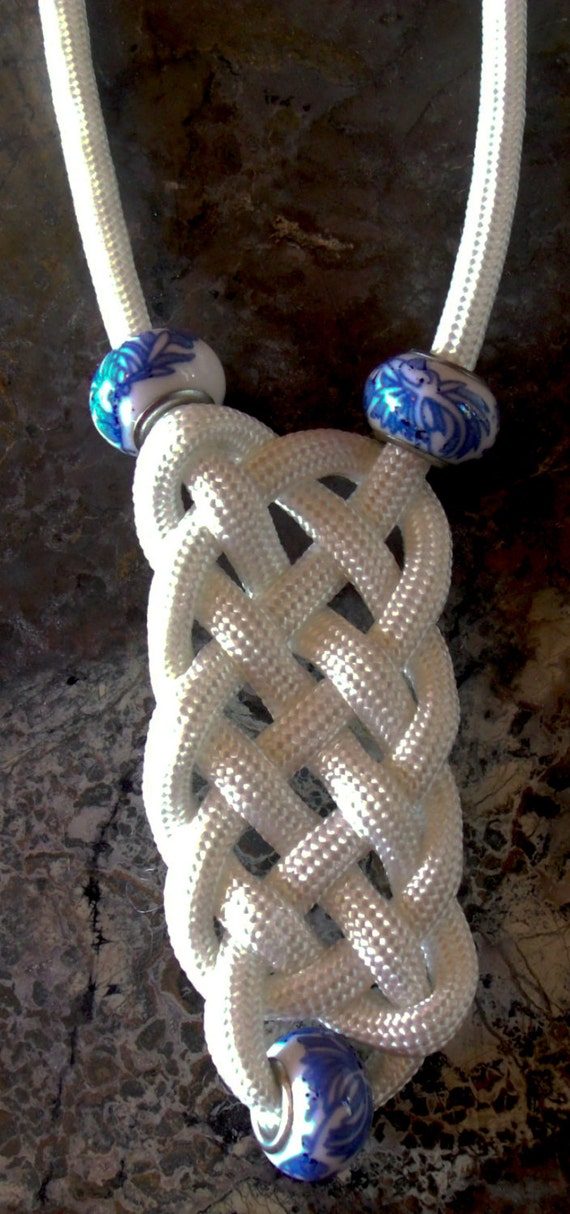 Items similar to Paracord Knotted Necklaces on Etsy