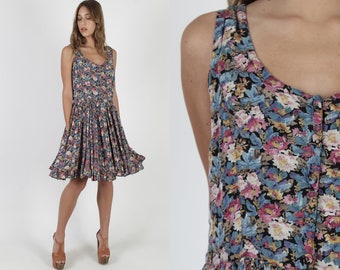 liberty print shirt dress