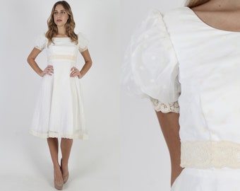 swiss dot lace wedding dress