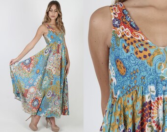 sundress with elastic bodice