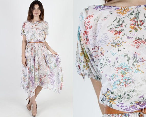 Hanky Hem Dress Etsy