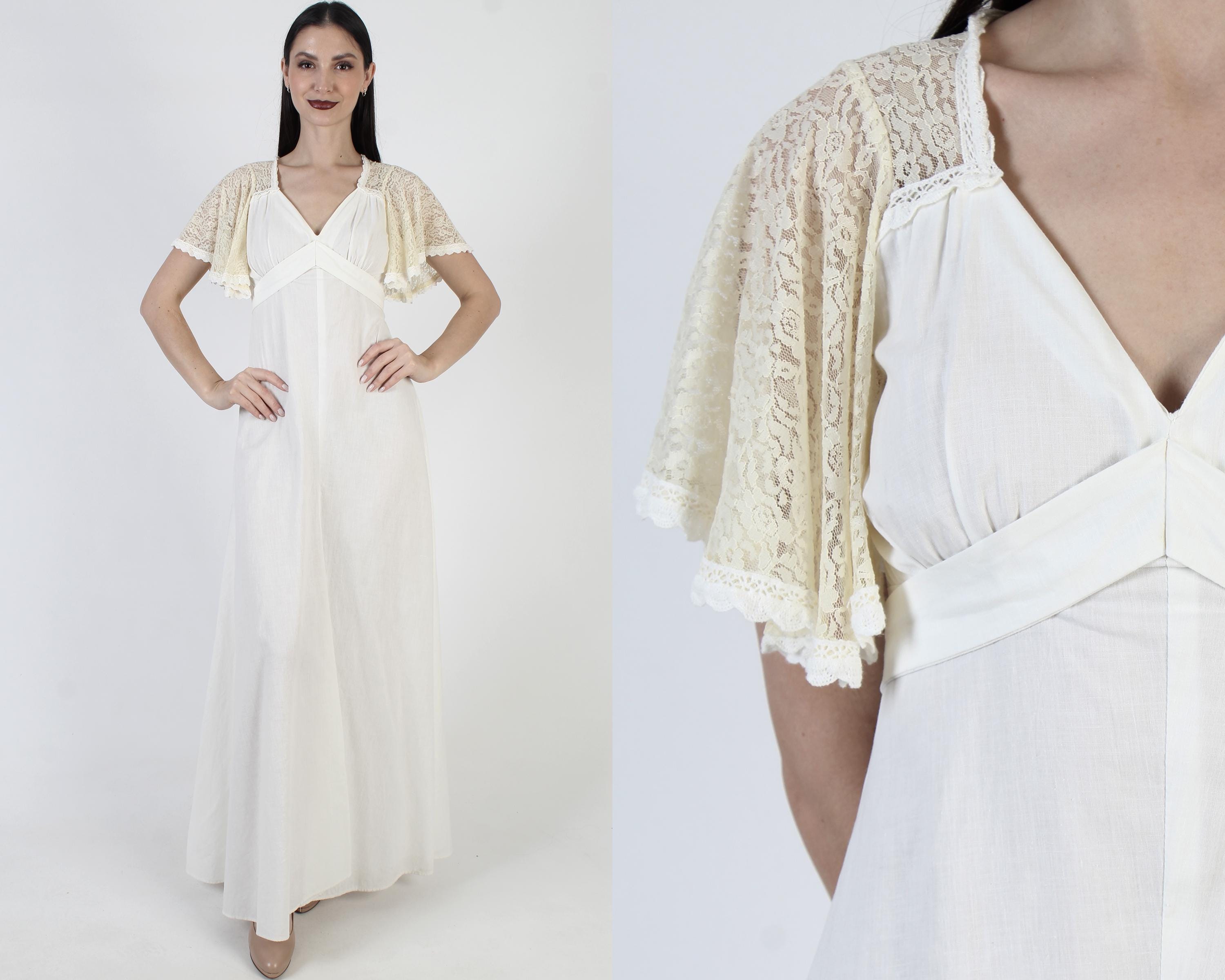 GUNNE SAX SCOTTMCCKINTOCK ベージュ　ヴィンテージドレス Gunne Sax Wedding Gown – Transplant Vintage