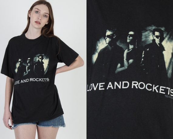 激レア Love and Rockets ラブアンドロケッツ 80年代 Tシャツ-