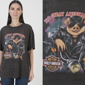 Harley Davidson Shirt Hawg - Etsy