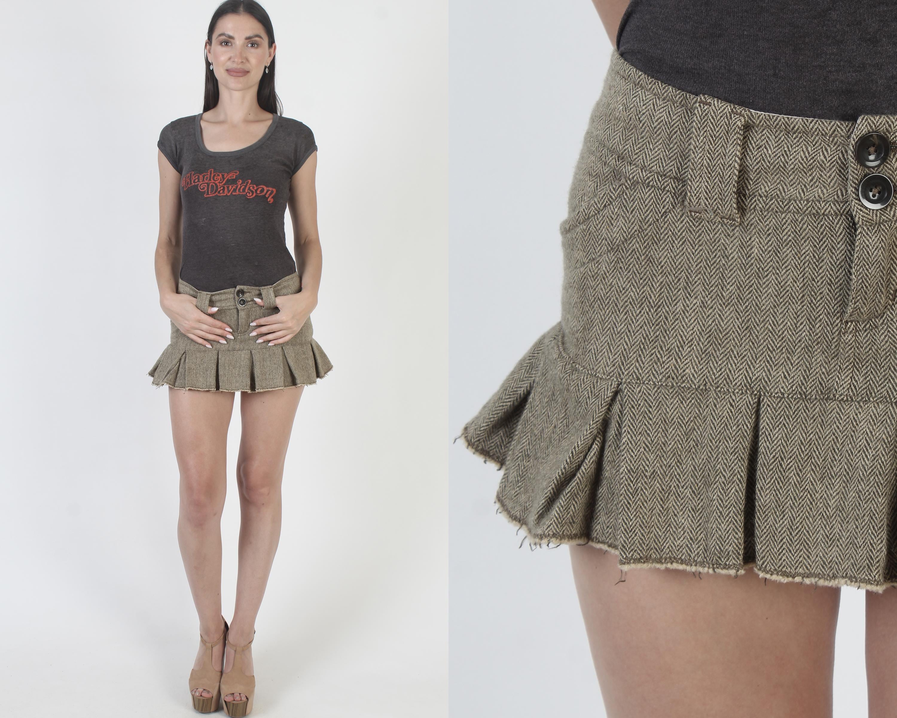 Y2k Mini Skirt Abercrombie - Etsy