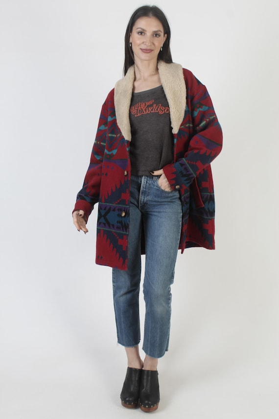 Vintage Pendleton Southwester Coat, Native Americ… - image 4