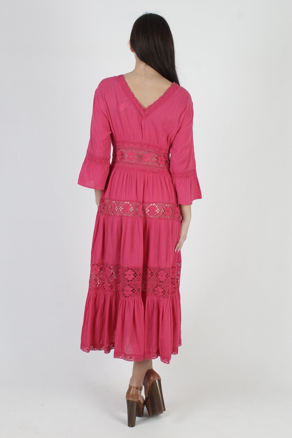 Neiman Marcus Mexican Festival Dress, Vintage Mag… - image 5