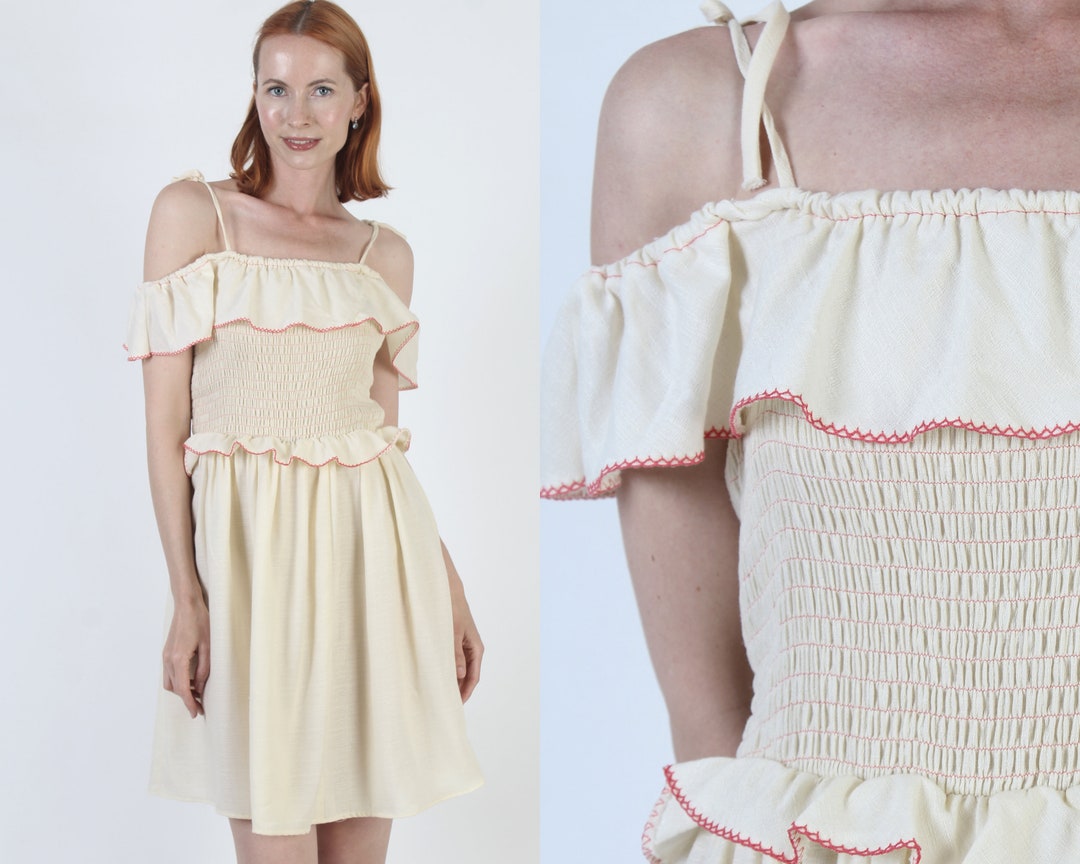 リルアーCotton race souffle sleeve dress LE'RURE Cotton race souffle sleeve dress | DRESS,DRESS