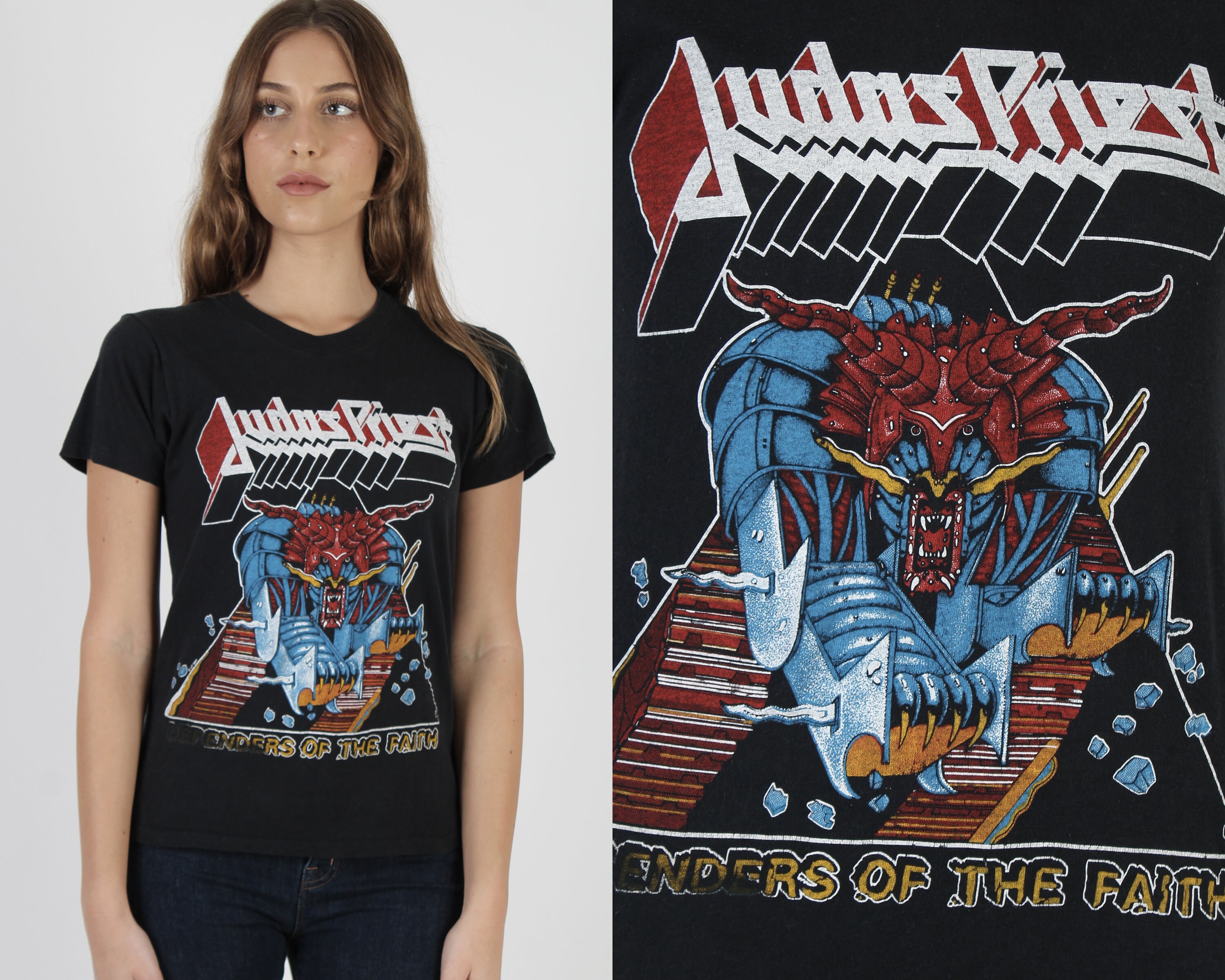 1984 Judas Priest T Shirt / Defenders of the Faith Tour