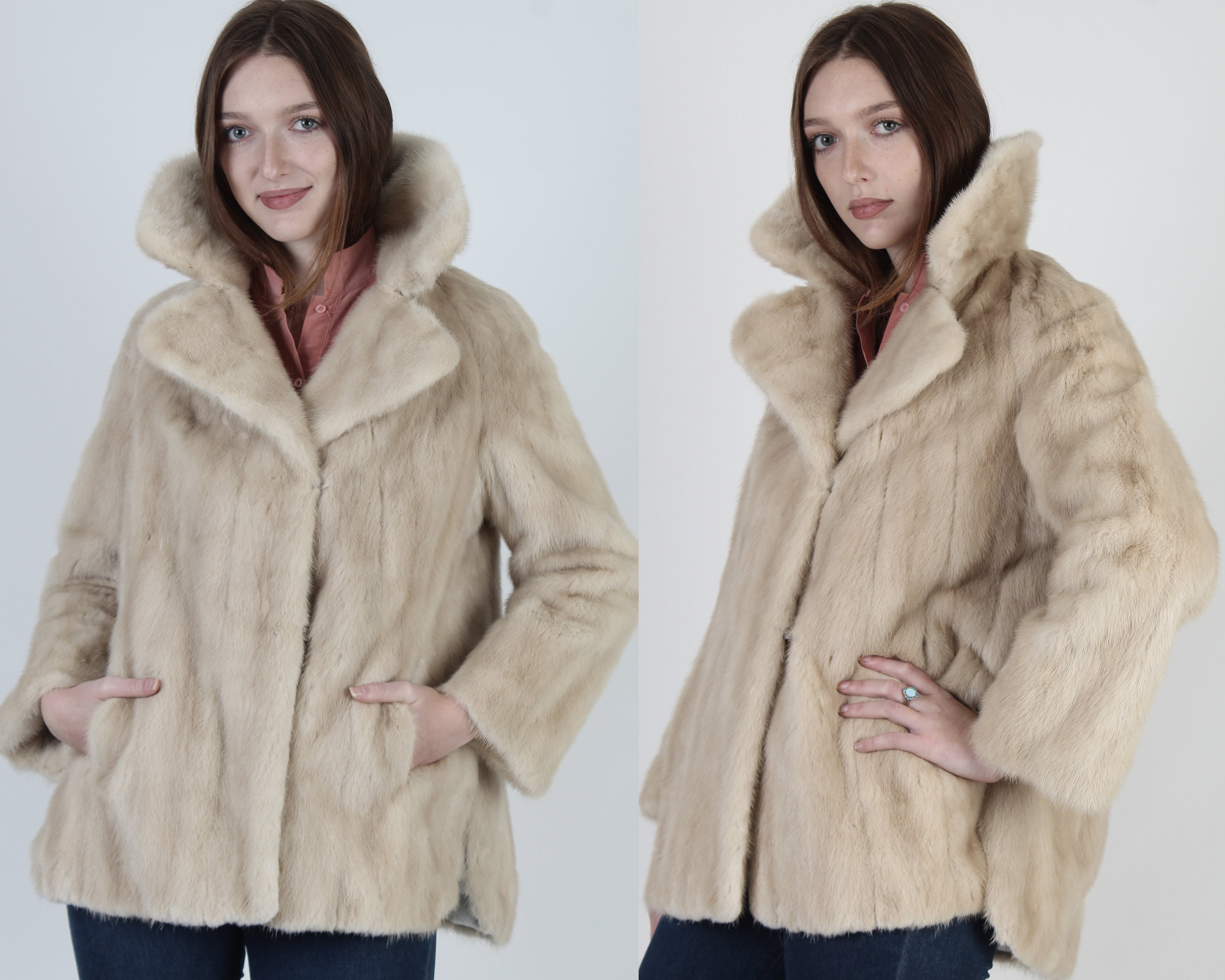 Monogram Mink Hooded Wrap Coat - Women - Ready-to-Wear